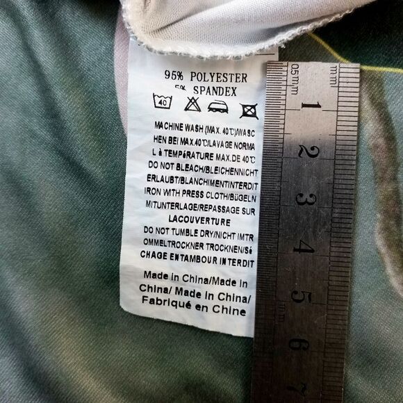 HOTOUCH Midi Dress Sundres Green Floral Pockets Sleeveless Hankerchief Hem Small - Picture 9 of 13